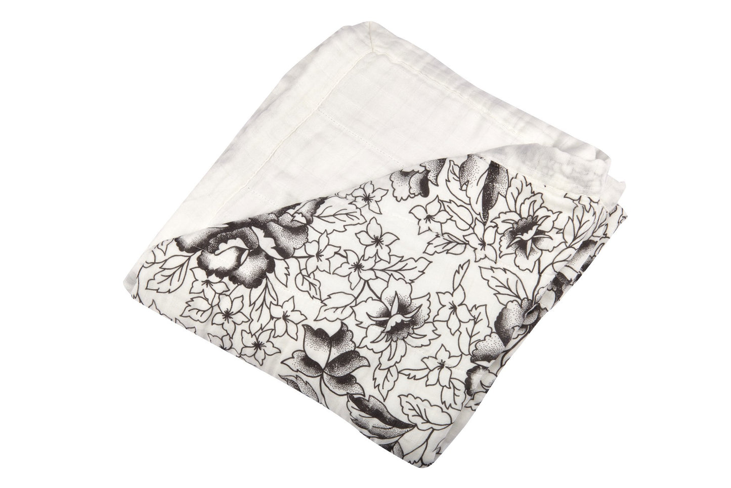 Floral Print Bamboo Blanket