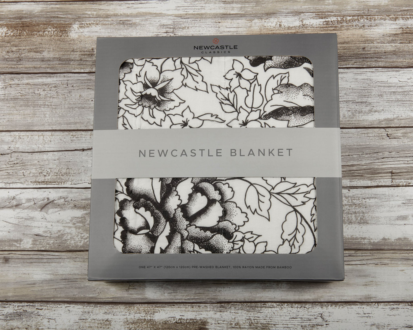 Floral Print Bamboo Blanket