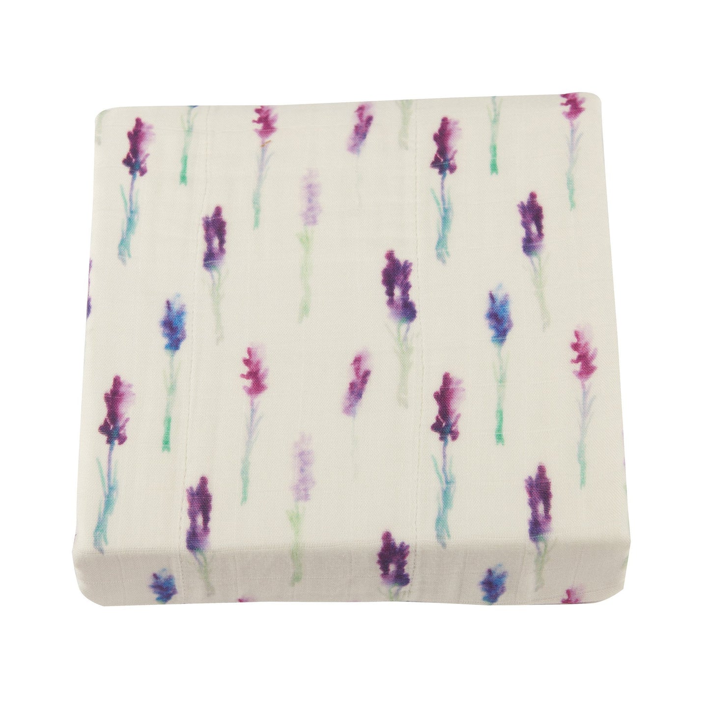 Lavender and White Blanket