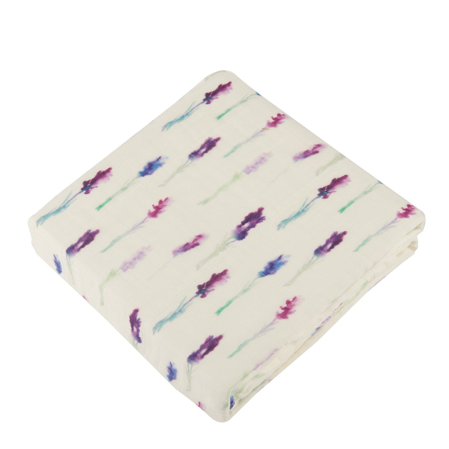 Lavender and White Blanket