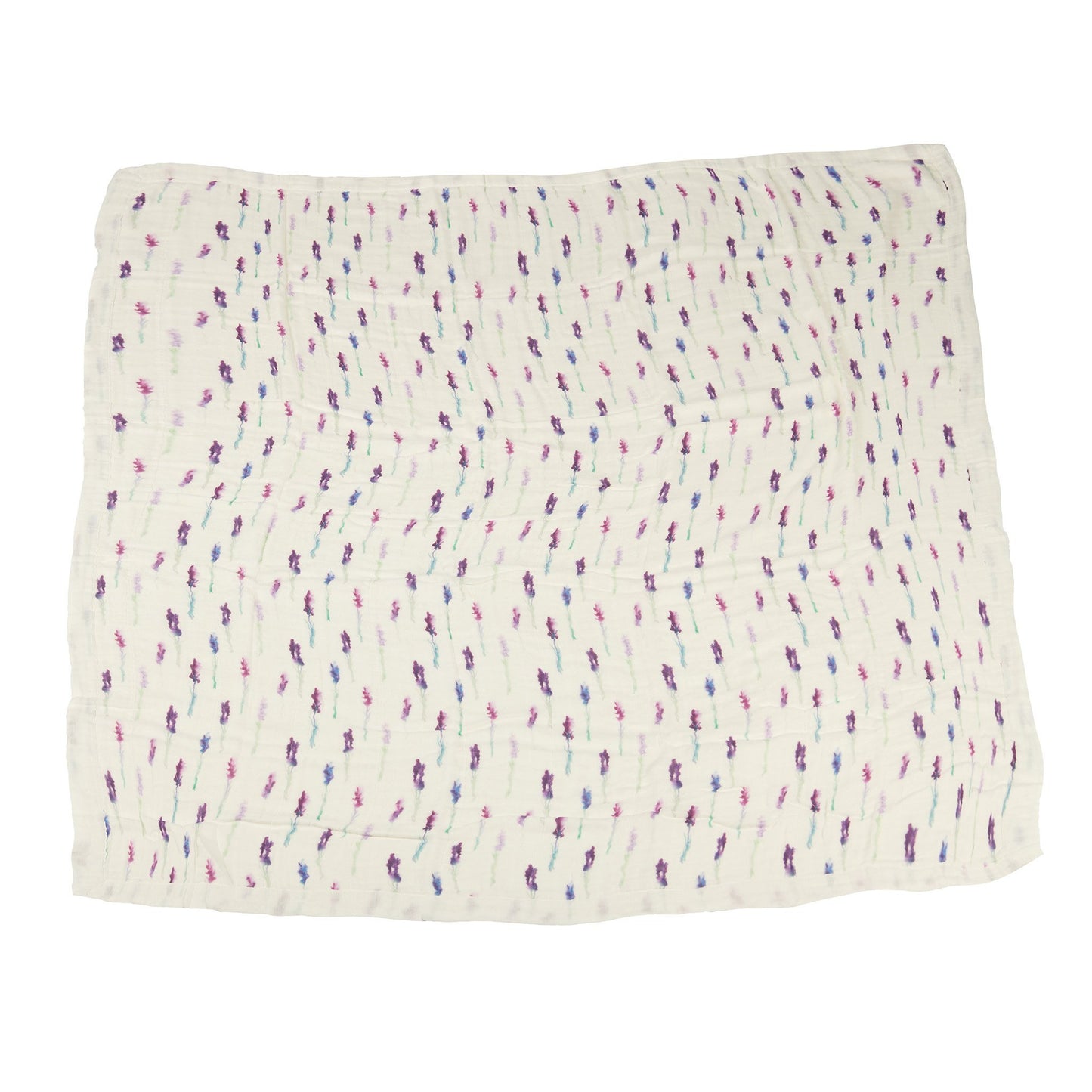 Lavender and White Blanket