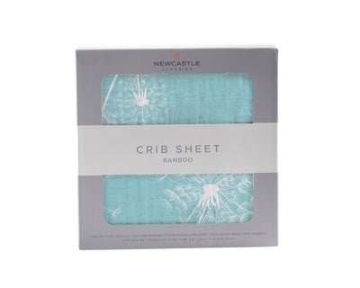 Dandelion Seeds Bamboo Crib Sheet