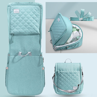 Portable Diaper Crossbody Bag with Changing Pad
