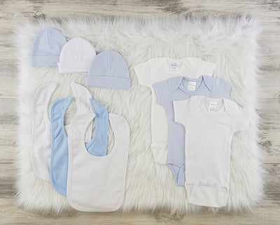 Baby Blue Outifit Clothing Set (9 Pieces)