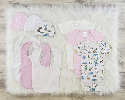 Baby Girl Outfits Set (9 Pieces)