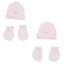Girls' Hat and Mittens (4 Pieces)