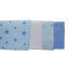 Blue Flannel Blanket (4 pack)