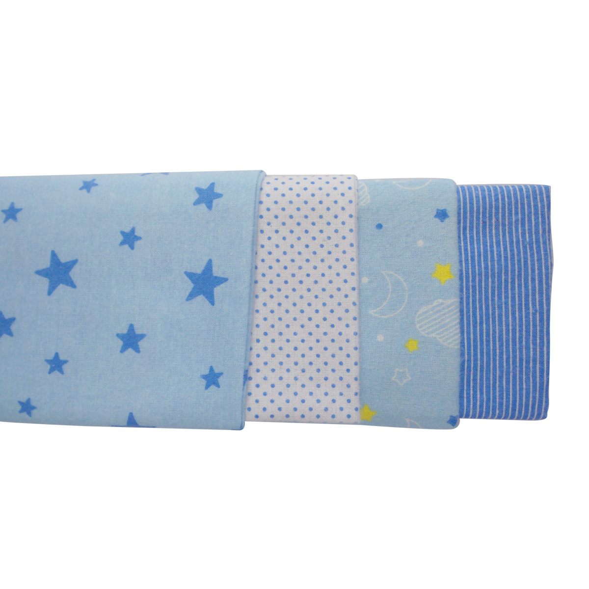 Blue Flannel Blanket (4 pack)