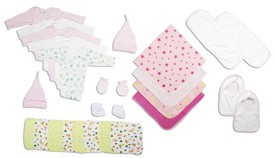 Newborn Baby Girls Shower Gift (17 Pieces)