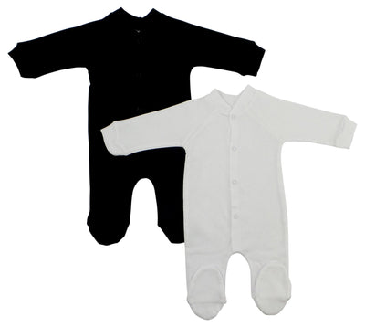 Long-sleeve Footie Onesies (2 Pack)