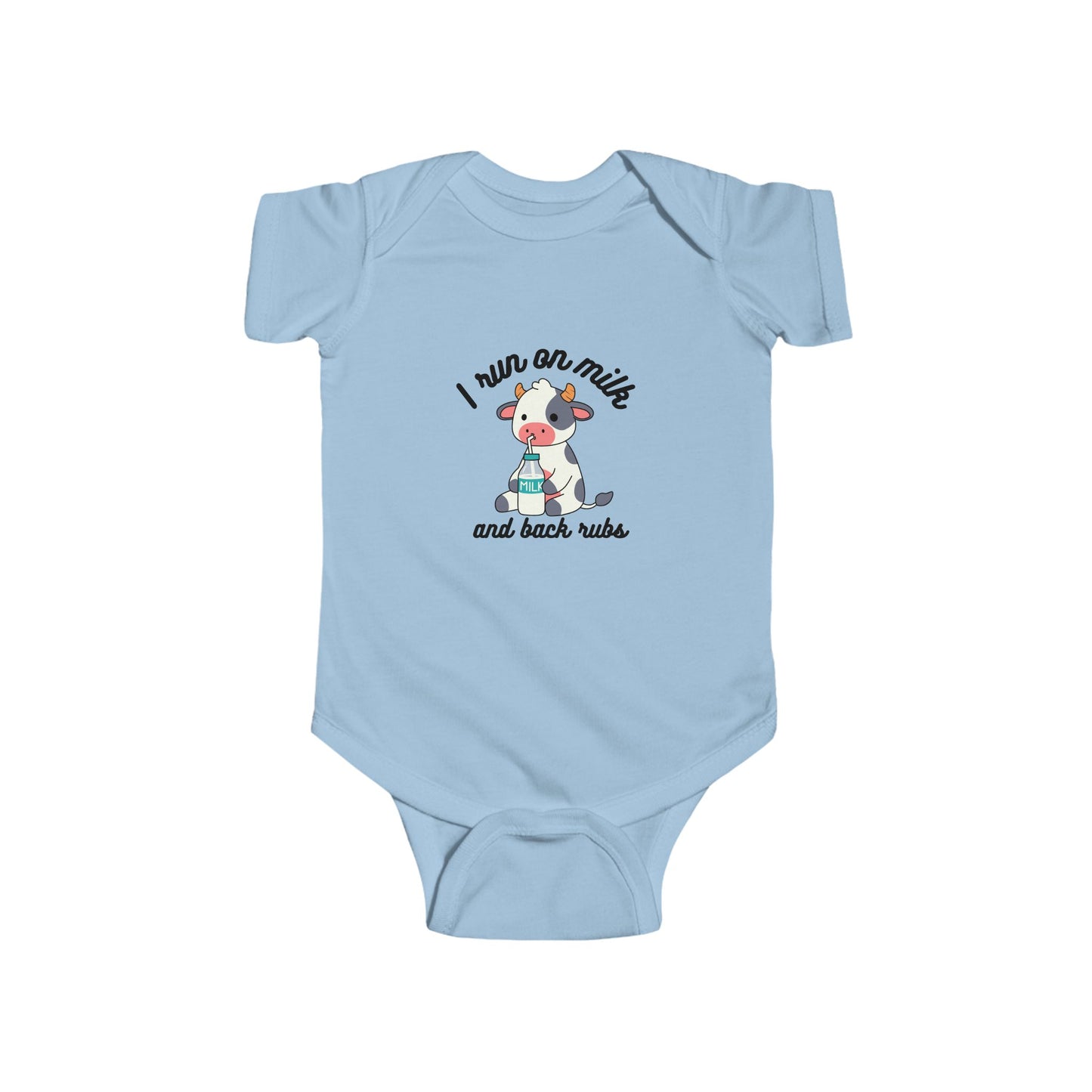 Baby Runs on Milk Onesie