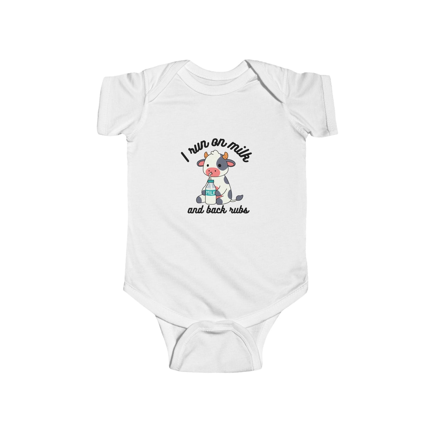Baby Runs on Milk Onesie