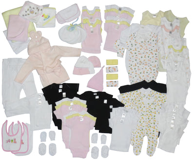 The GIRLS Baby Starter Gift Set (88 Pieces)