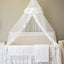 White Tulle Canopy for Baby Crib