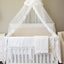 White Tulle Canopy for Baby Crib