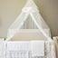 White Tulle Canopy for Baby Crib