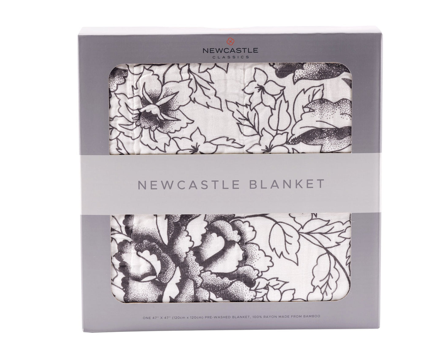 Floral Print Bamboo Blanket