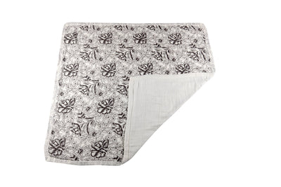 Floral Print Bamboo Blanket
