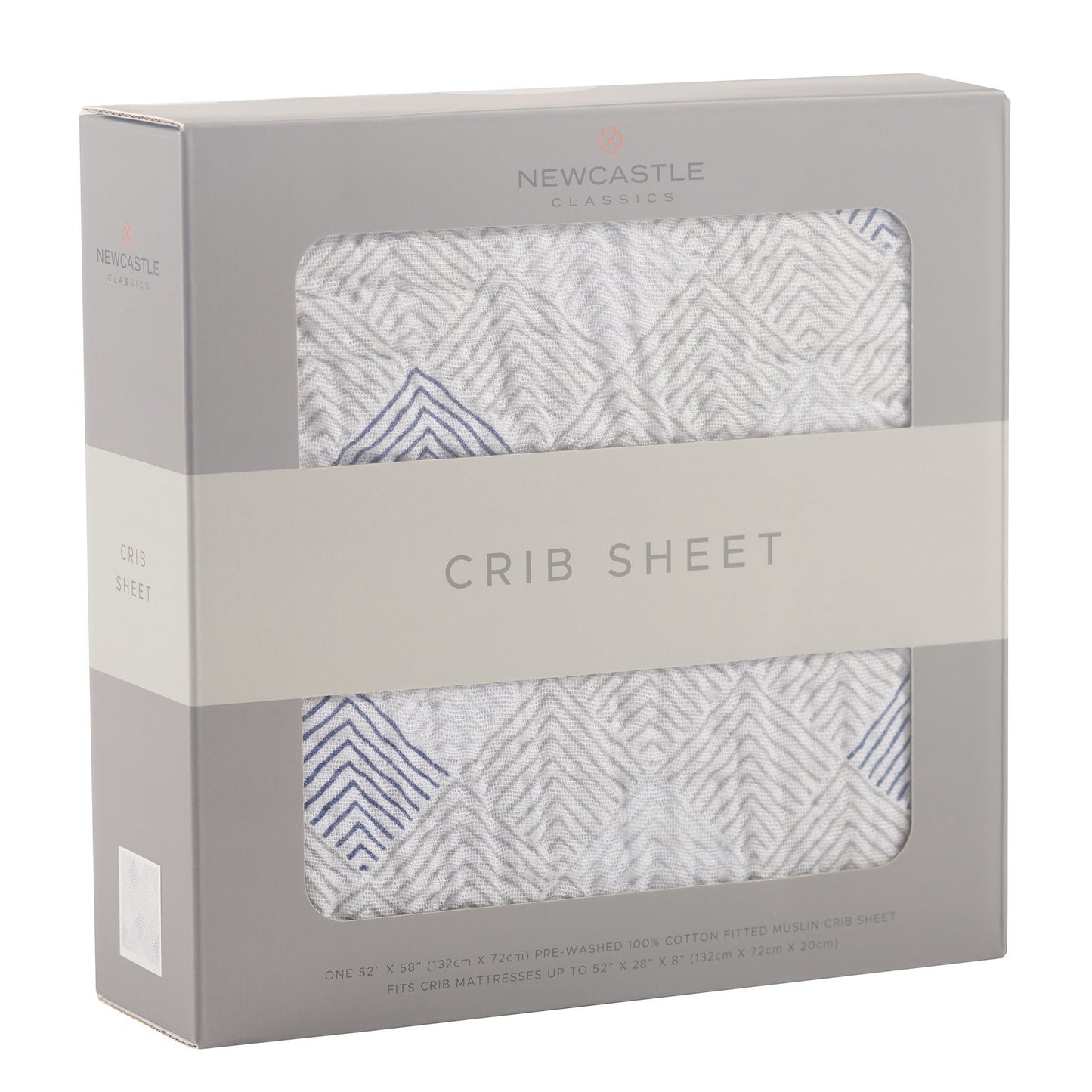 Mountain Peak Design Crib Sheet