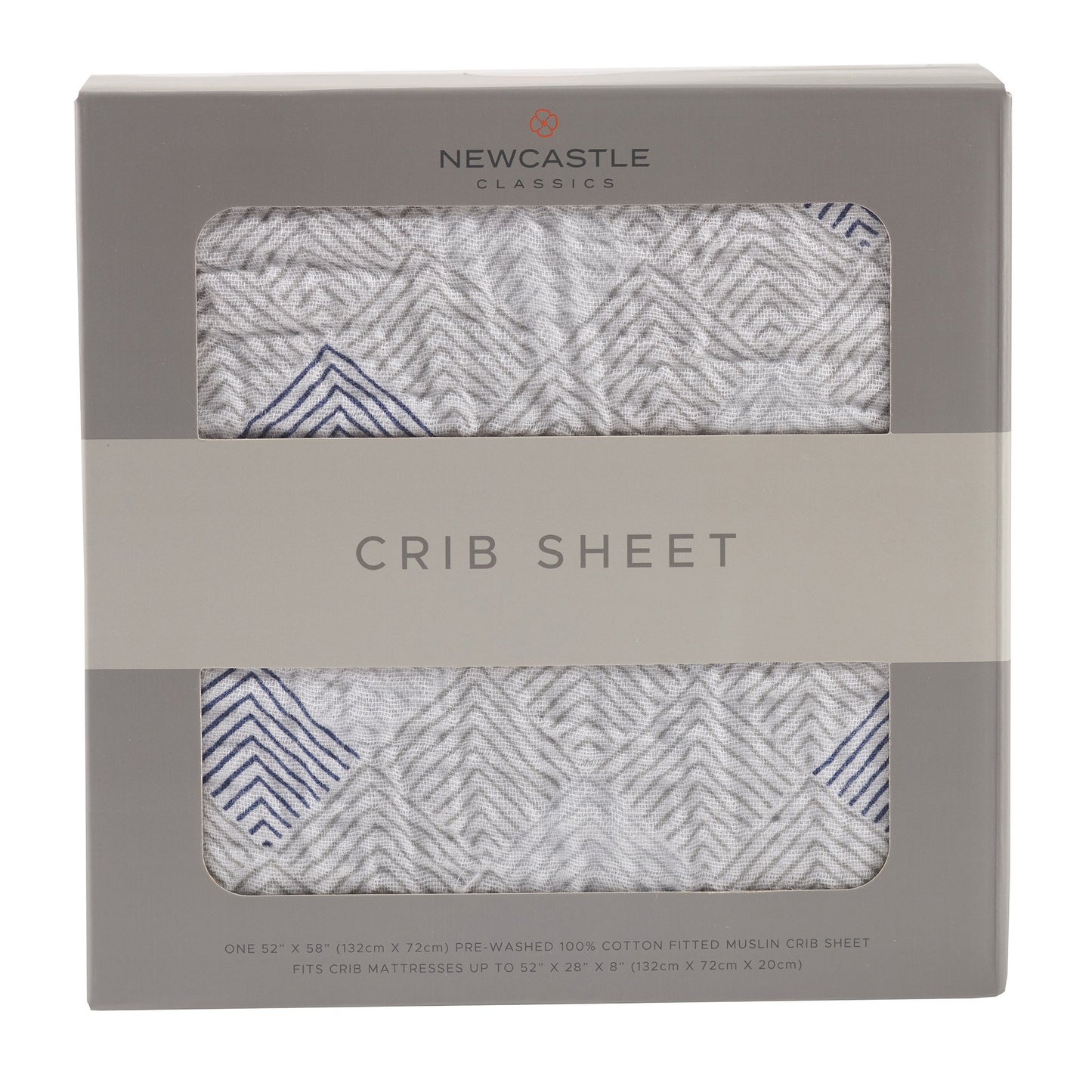 Mountain Peak Design Crib Sheet