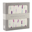 Lavender and White Blanket