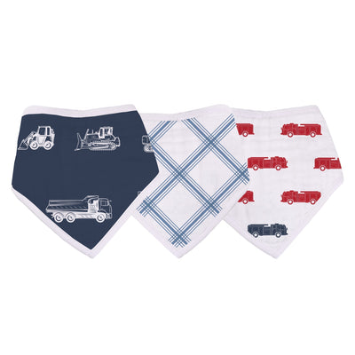 Cotton Bandana Bibs (3 pack)