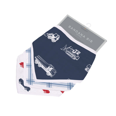 Cotton Bandana Bibs (3 pack)
