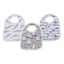 Ocean Tides Themed Bamboo Snap Bibs (3 Pack)