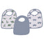 Cotton Snap Bibs (3 Pack)