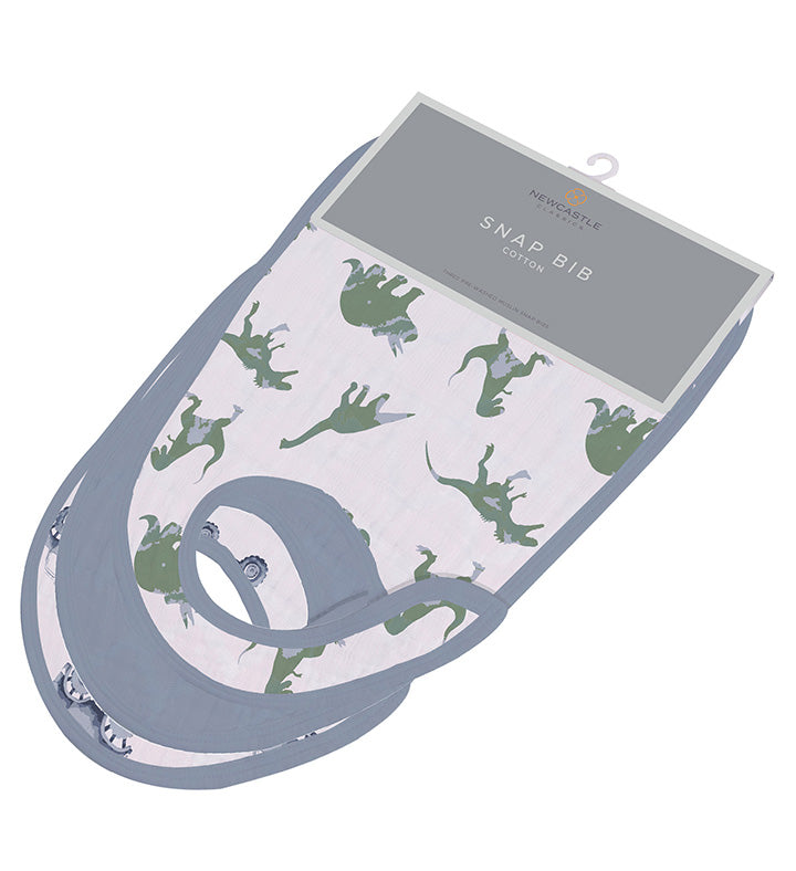 Cotton Snap Bibs (3 Pack)