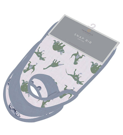 Cotton Snap Bibs (3 Pack)