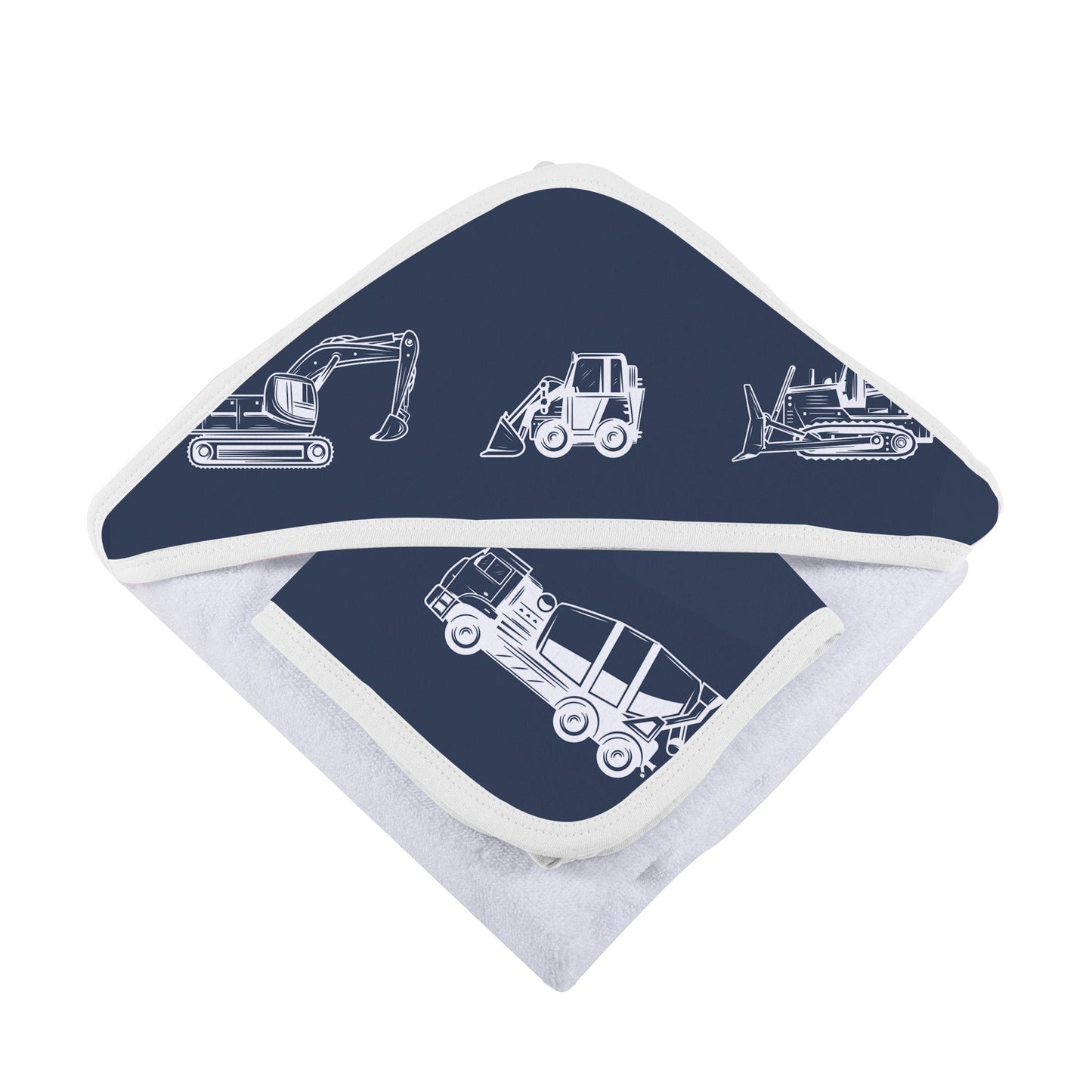 Trucks Hooded Towel and Washcloth Set