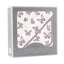 Butterflies Cotton Hooded Towel and Washcloth Set