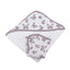 Butterflies Cotton Hooded Towel and Washcloth Set