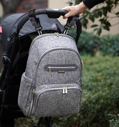 Diaper Backpack with Built-in Foldable Change Pad