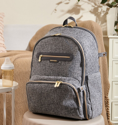 Diaper Backpack with Built-in Foldable Change Pad