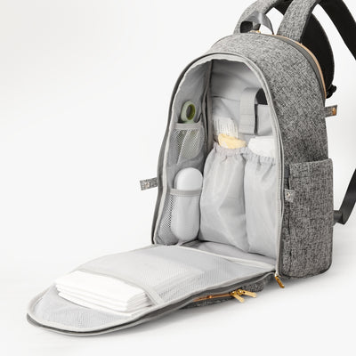 Diaper Backpack with Built-in Foldable Change Pad