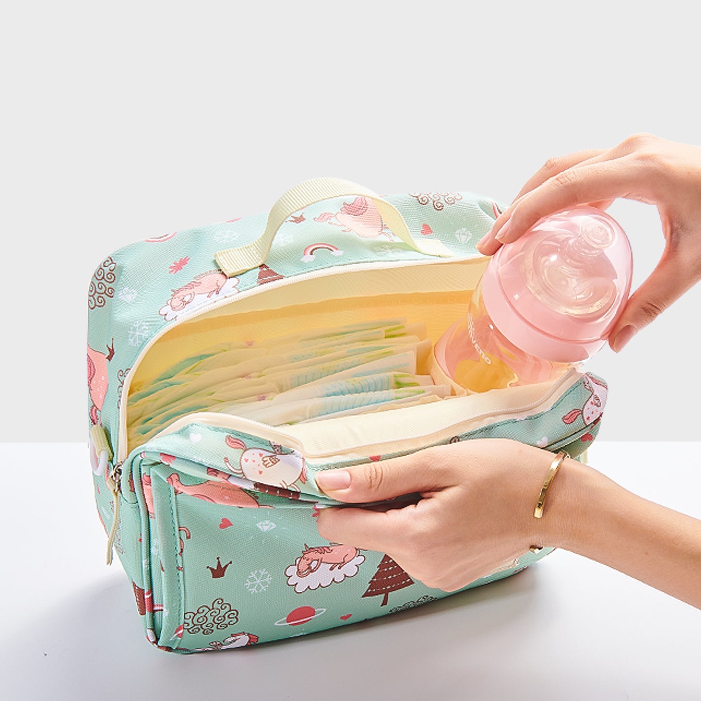 On-the-Go Waterproof Changing Diaper Bag