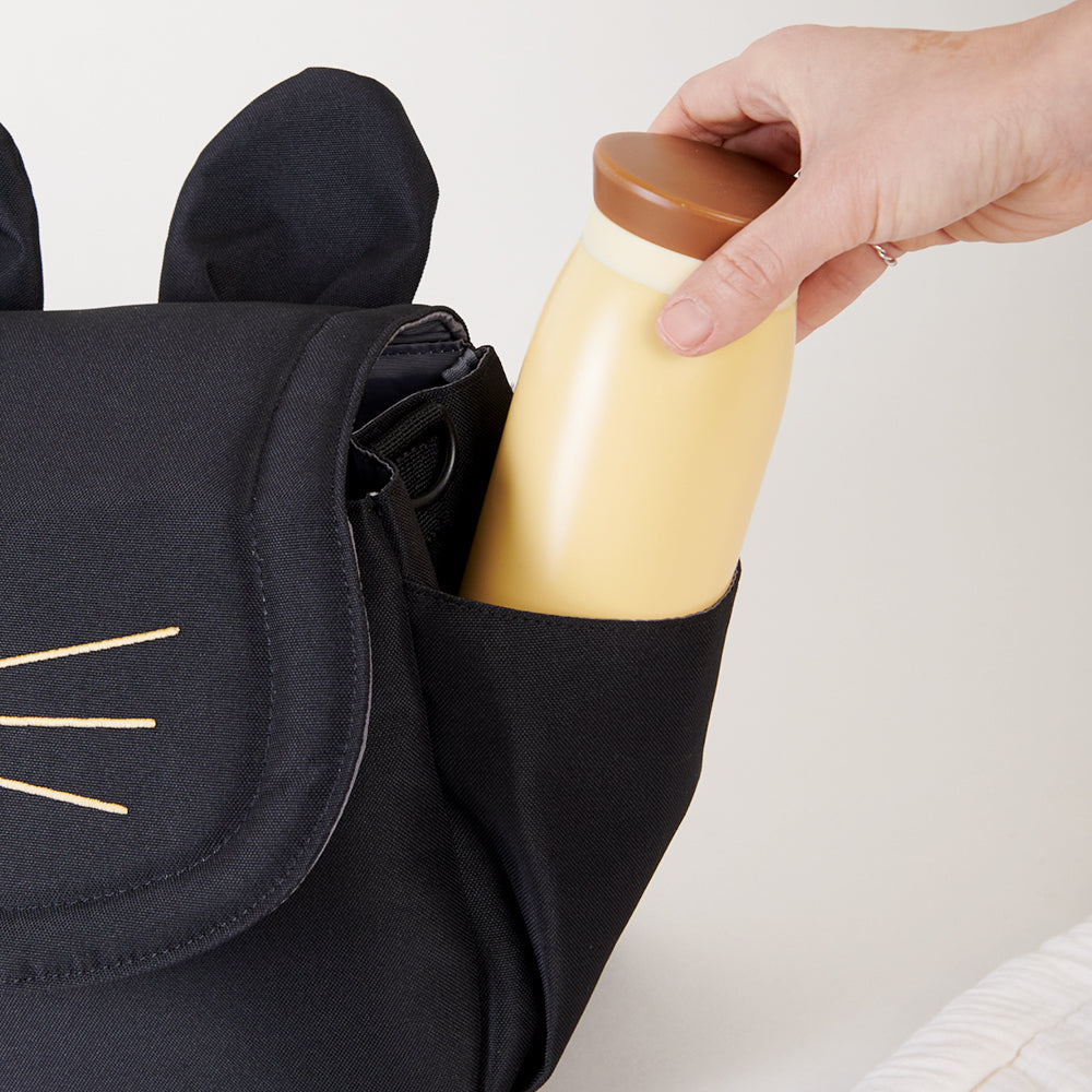 Cat-Design Crossbody Convertible Stroller Bag