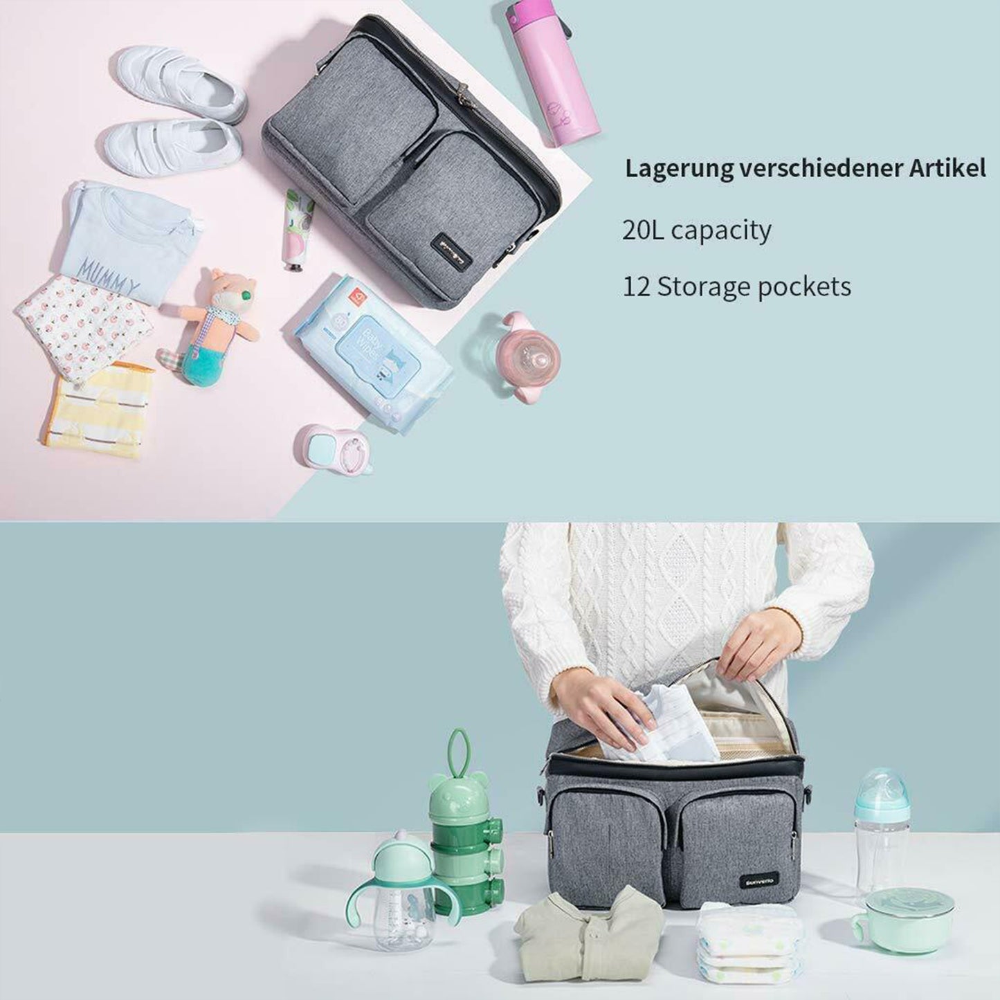 Stroller Organizer and Caddy Bag