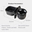 3-in-1 Stroller Cup Holder Organizer
