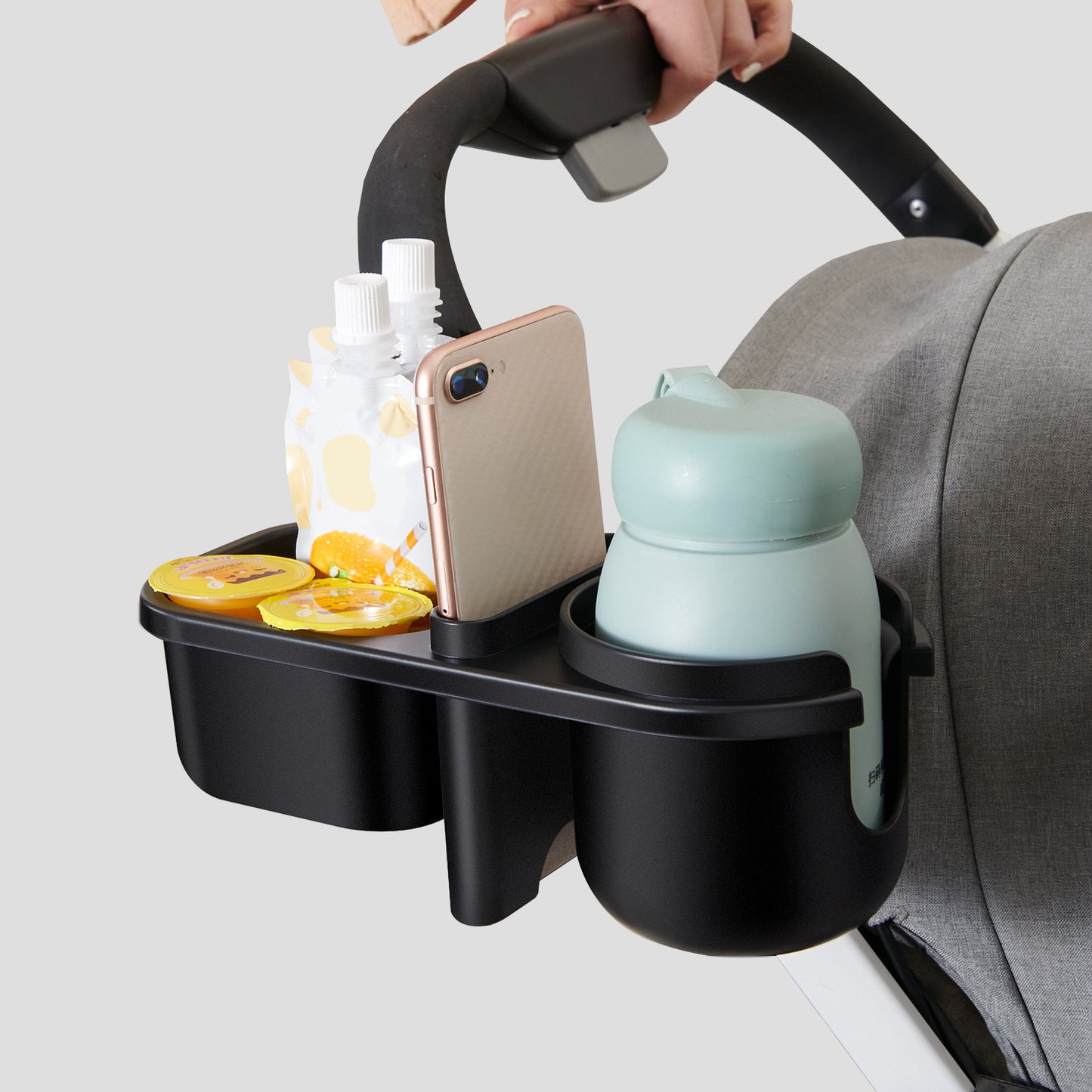 3-in-1 Stroller Cup Holder Organizer