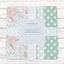 Desert Rose and Jade Polka Dot Cotton Blanket