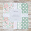 Desert Rose and Jade Polka Dot Cotton Blanket