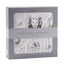 Lion, Rhinos, and Elephants Bamboo Blanket