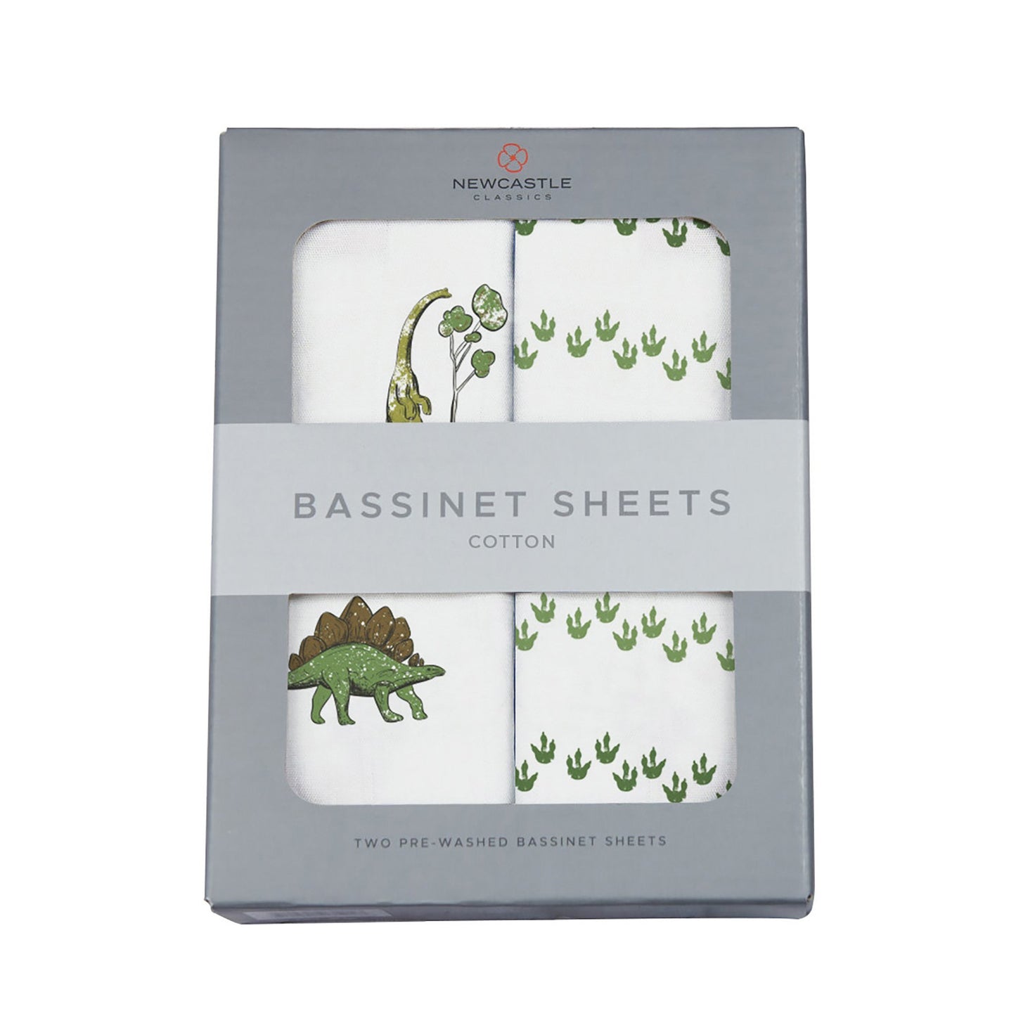 Dinosaur Cotton Bassinet Sheets